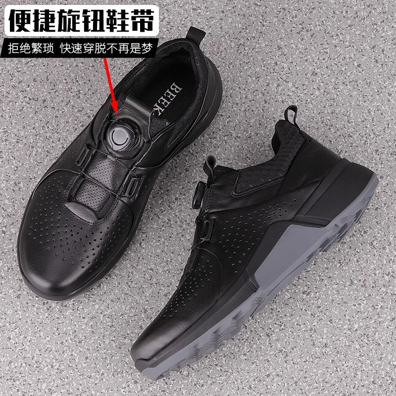 Professional Golf Shoe for Men Black Leather Gym Sneakers Unisex Brand Designer Golf Training Man Anti-Slip Athletic Shoes Women