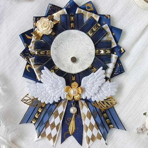 Imagen 1 del producto Accesorios para alfileres de exhibición, decoraciones de bolsas Ita, bandeja Base de soporte de roseta de insignia, manualidades de cosplay de anime