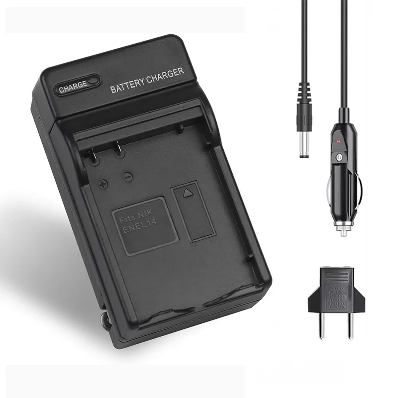 EN-EL14 EN EL14a EN-EL14+ Battery Charger MH-24 for Nikon D3100,D3300,D3500, D5100,D5500, Df DSLR, Coolpix P7000,P7800 Cameras