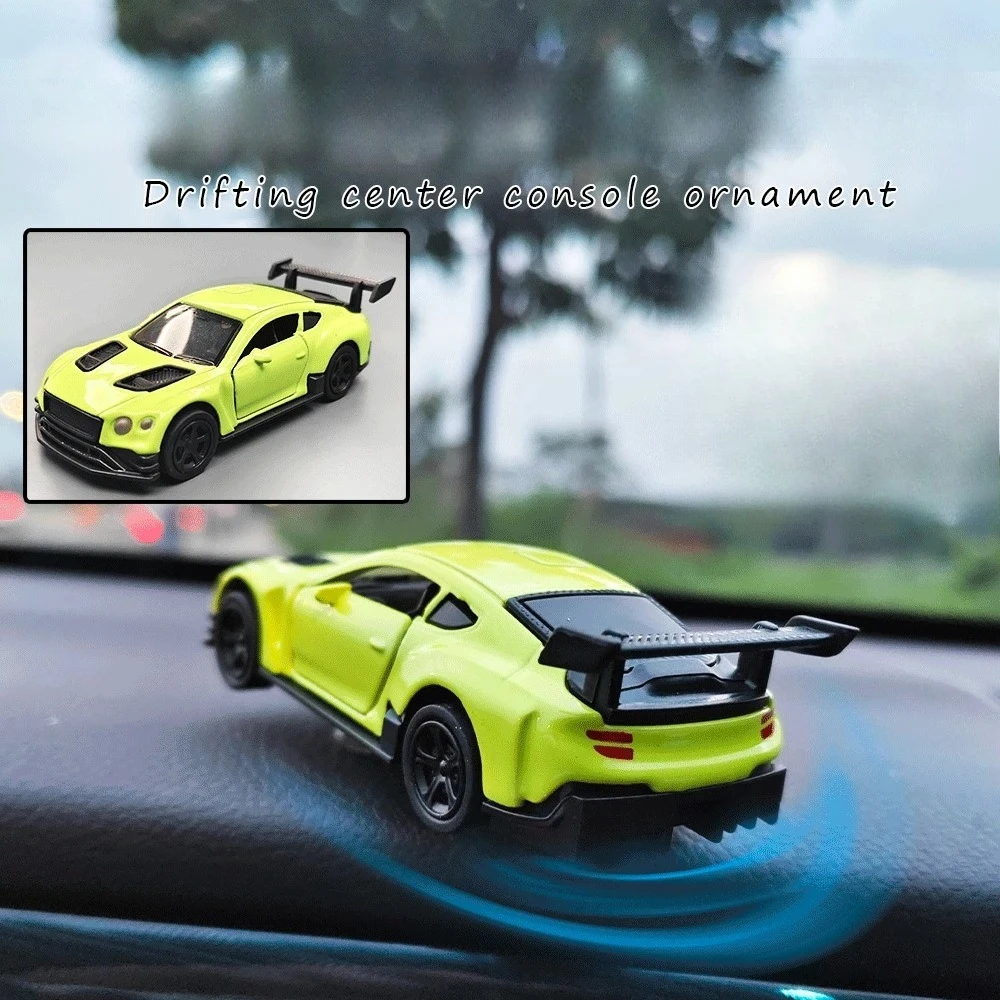 

Car Individuality Center Console Decoration Sports Car Drift Rotating Car Decor Auto DashboardTurning Racing Model Decoration