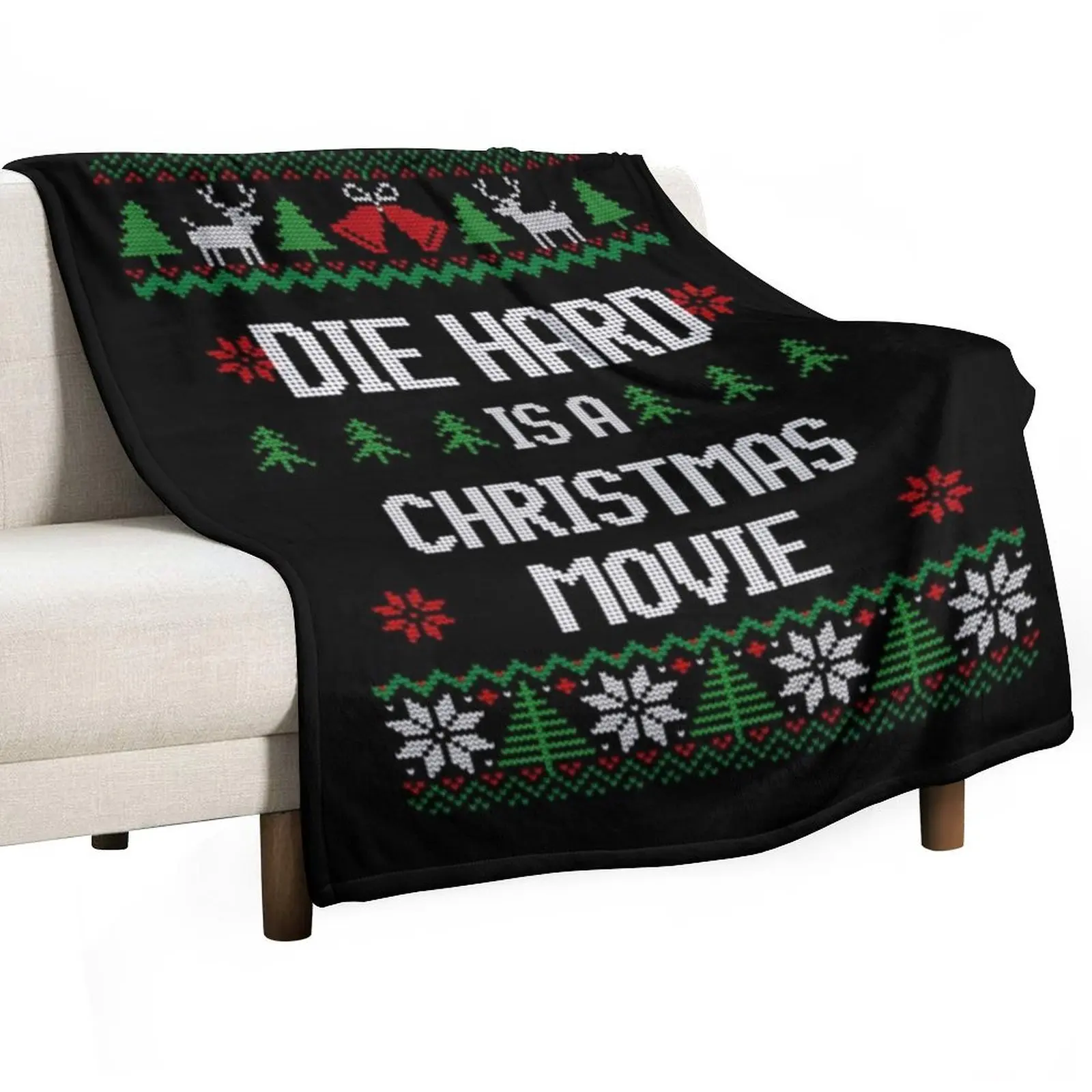 Die Hard is a Christmas Movie Throw Blanket Soft Beds Sofa Throw For Sofa Thin Loose Designers Tourist Blankets