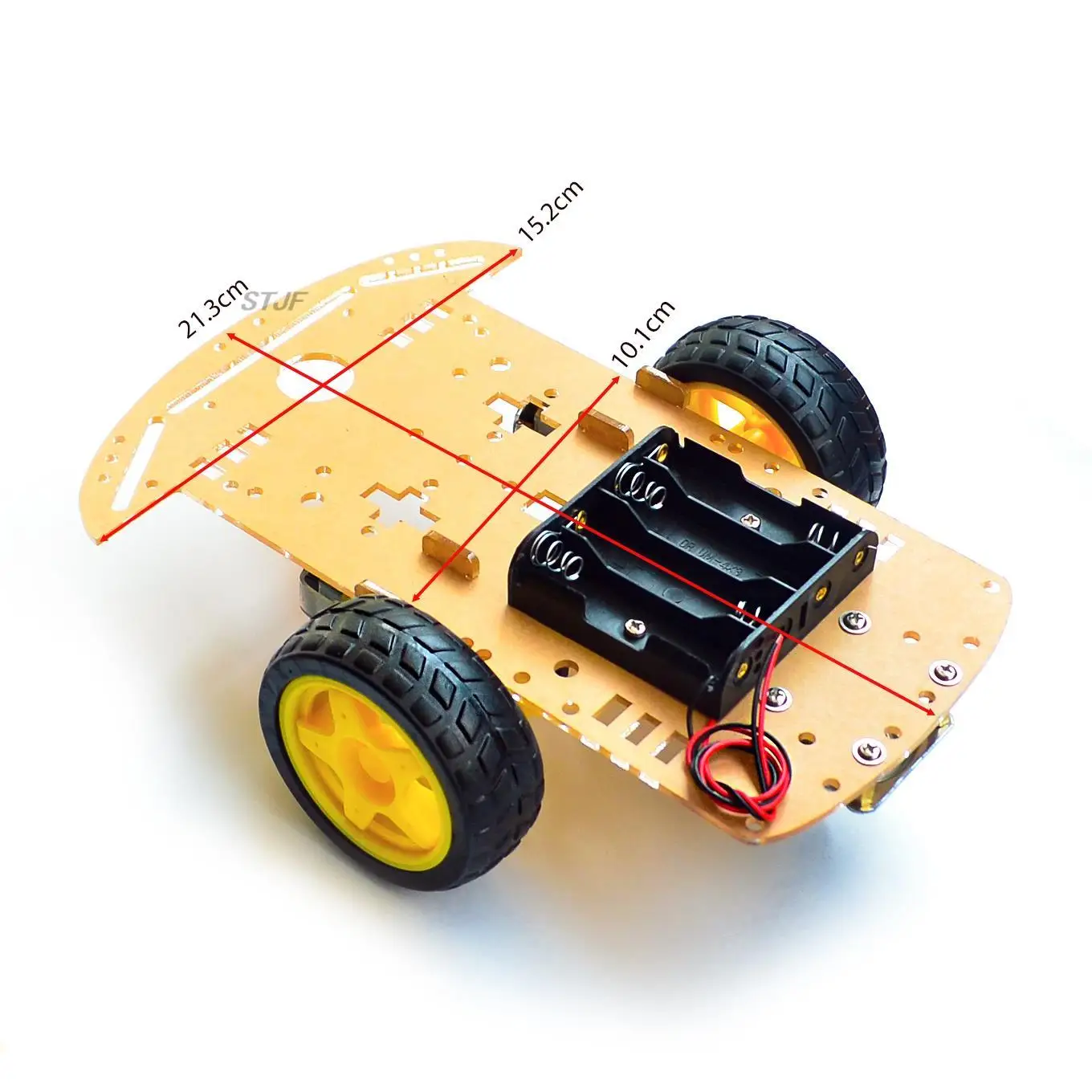 Kit fai da te 2WD Robot Smart Car Chassis Kit con Encoder di velocità per Arduino 51 M26 fai da te Education Robot Smart Car kit per Arduino