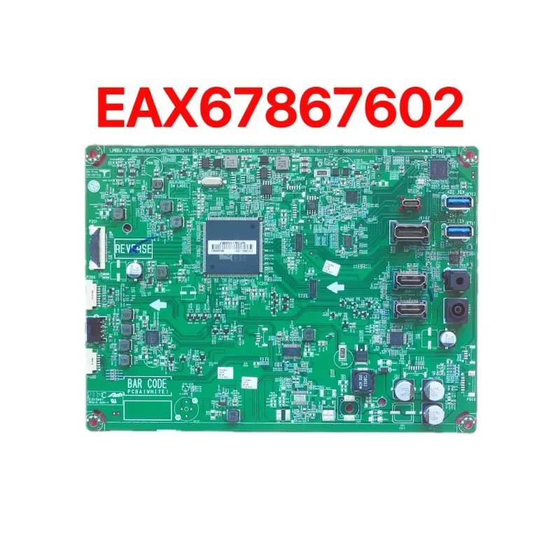 

Brand new original suitable for 27UK670 27UK850 motherboard EAX67867602 (1.2) original driver board EAX67867602