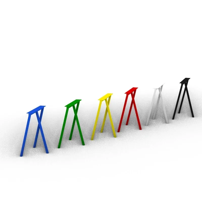 Colored carbon steel table legs Multi-color optional