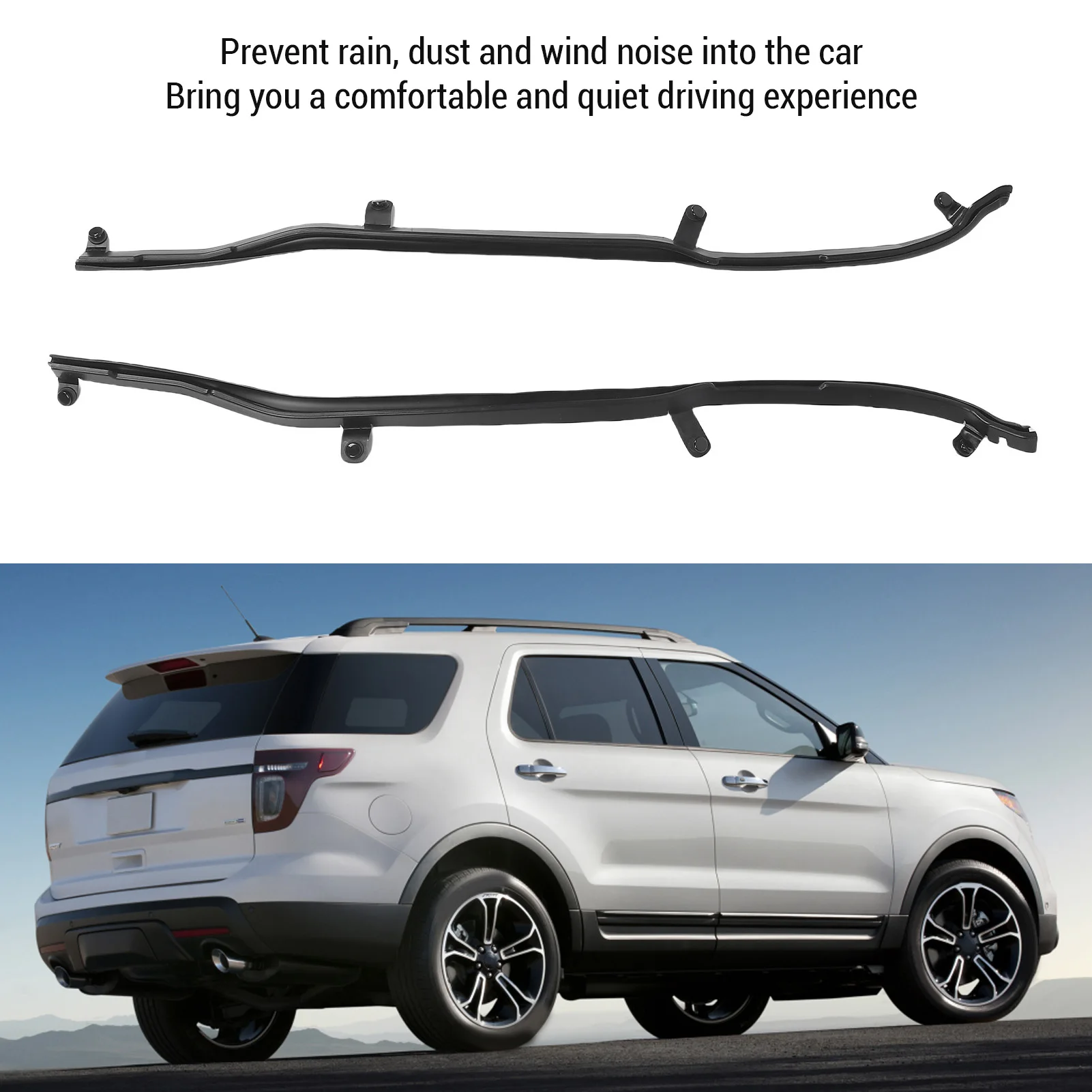 باب السيارة الخلفي الحواف الأمامية السير الوقائي الأختام لفورد اكسبلورر 2011-2019 اليمين اليسار الطقس تجريد الباب قطاع BB5Z7825324B