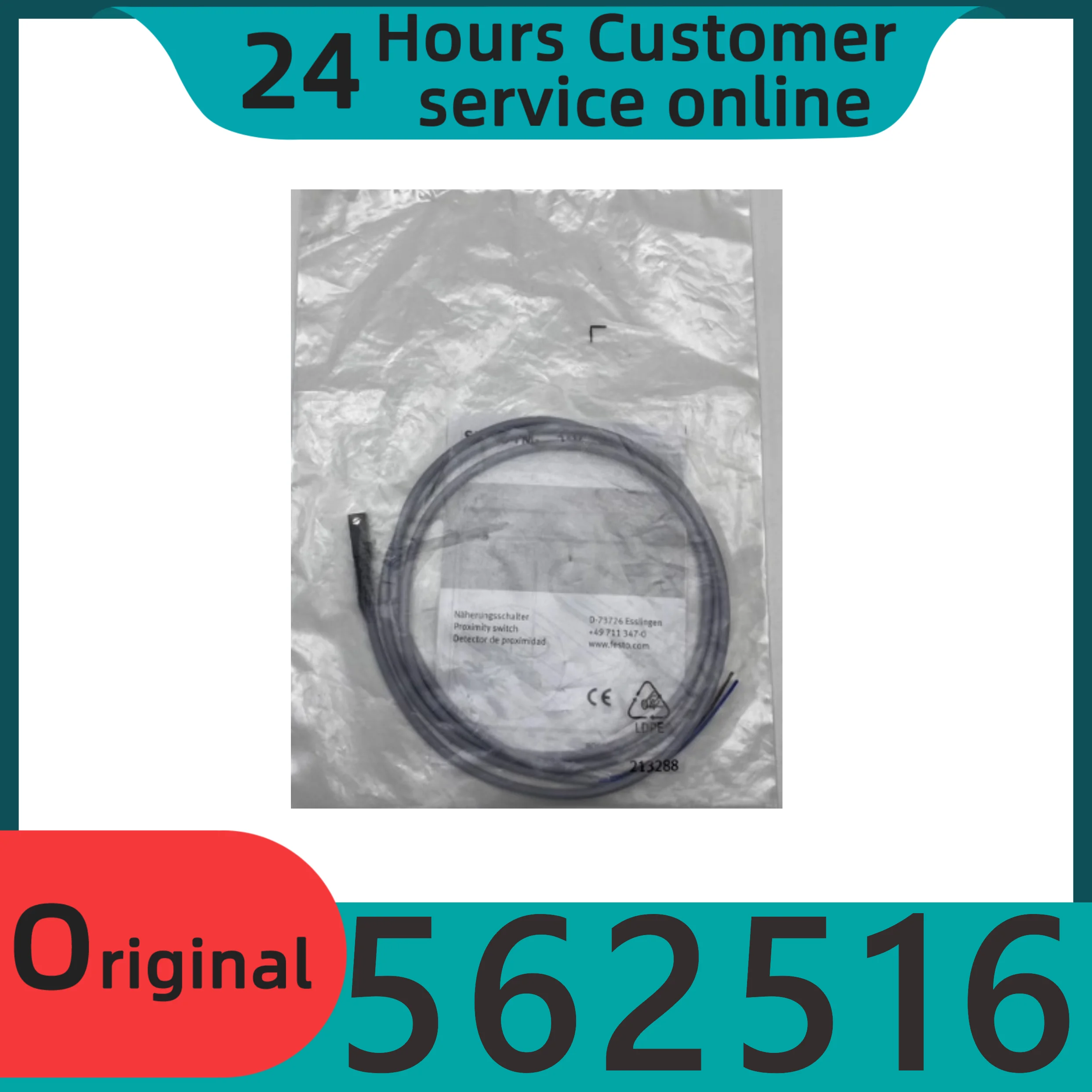 

Brand new original proximity switch sensor SME-8-FM-ZS-24V-K-1.0-OE 562516