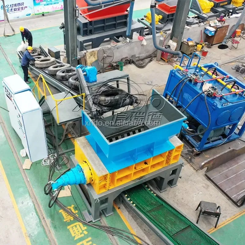 Customized Waste Plastic Shredder Scrap Shredder Machine Tire Shredding Machines Rubber Shredding Waste Plastic Shredding