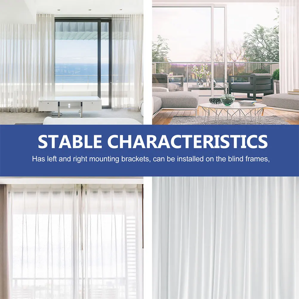 

6pcs 1 Inch Blind Brackets For Window Blinds Headrail Mounting Hold Down Replacement Box Style Curtains Over Blinds Hardware