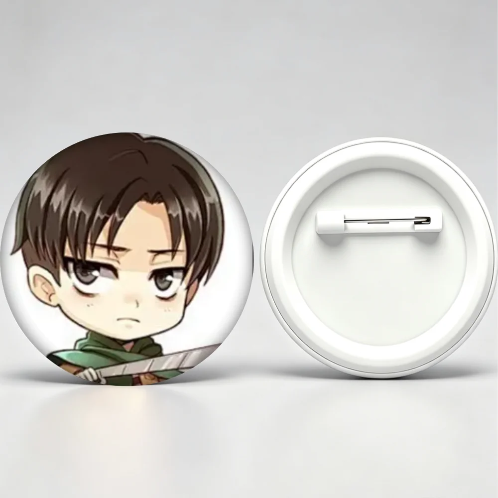 Attack on Titan Pins,Anime Character Levi Ackerman Badge,Handmade Brooches,Breastpin for Backpack Clothes Gifts