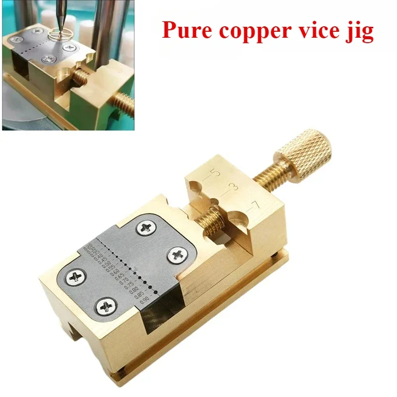 

Hand Tool Vise Micro Clamping Brass Material Watch and Parts Mechanical Model Copper Pliers Fixture Pointer Tube Pure Pointer