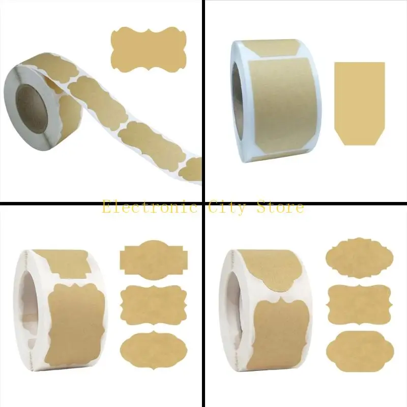 Adhesive Label Gift Sticker Writeable Sticker Label Jams Labels for Office HU8D