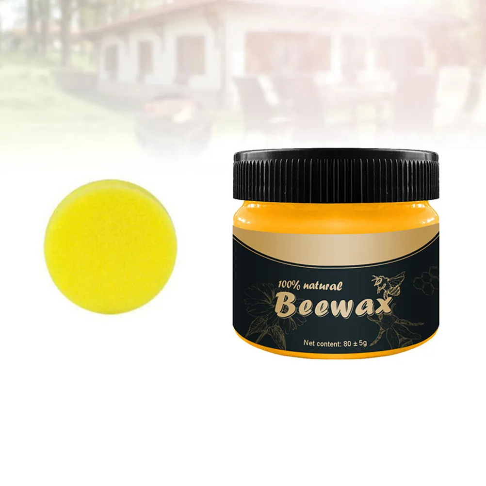 1Pcs Beeswax Wood Care Natural Polishing Beeswax Furniture Floor Polish Maintenance Wood Seasoning Wax Smooth Finish