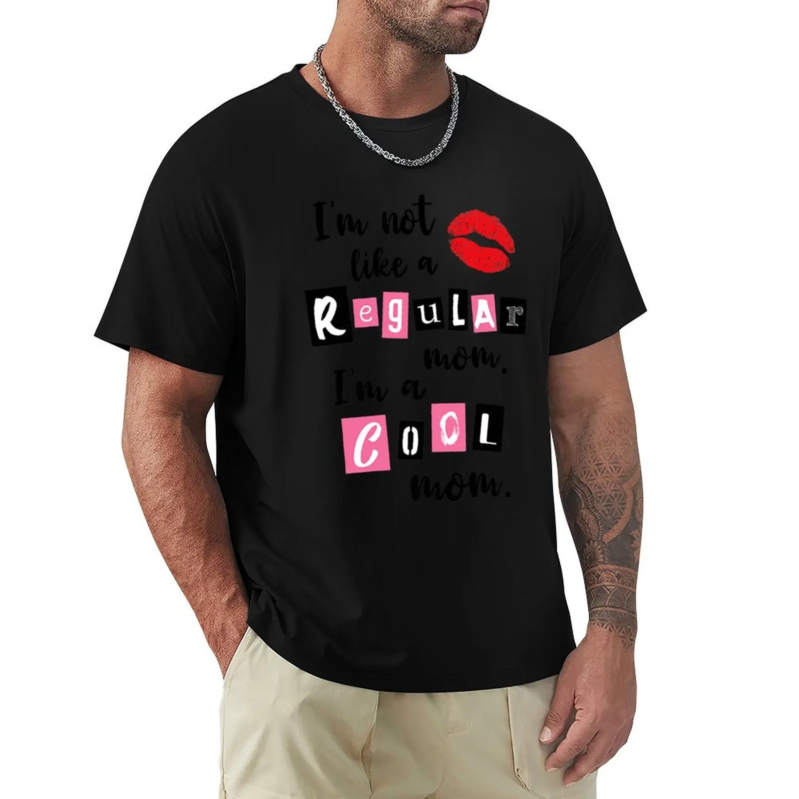 

Women I'm Not Like A Regular Mom I'm A Cool Mom T-Shirt anime stuff blue archive T-shirts man T-shirt men