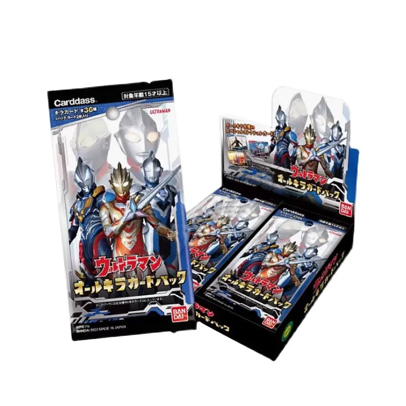 Genuine Bandai Ultraman Series 01 Flash Card Japanese Version Collect Hobby Cards Kids Toy for Boy  Birthday Gifts