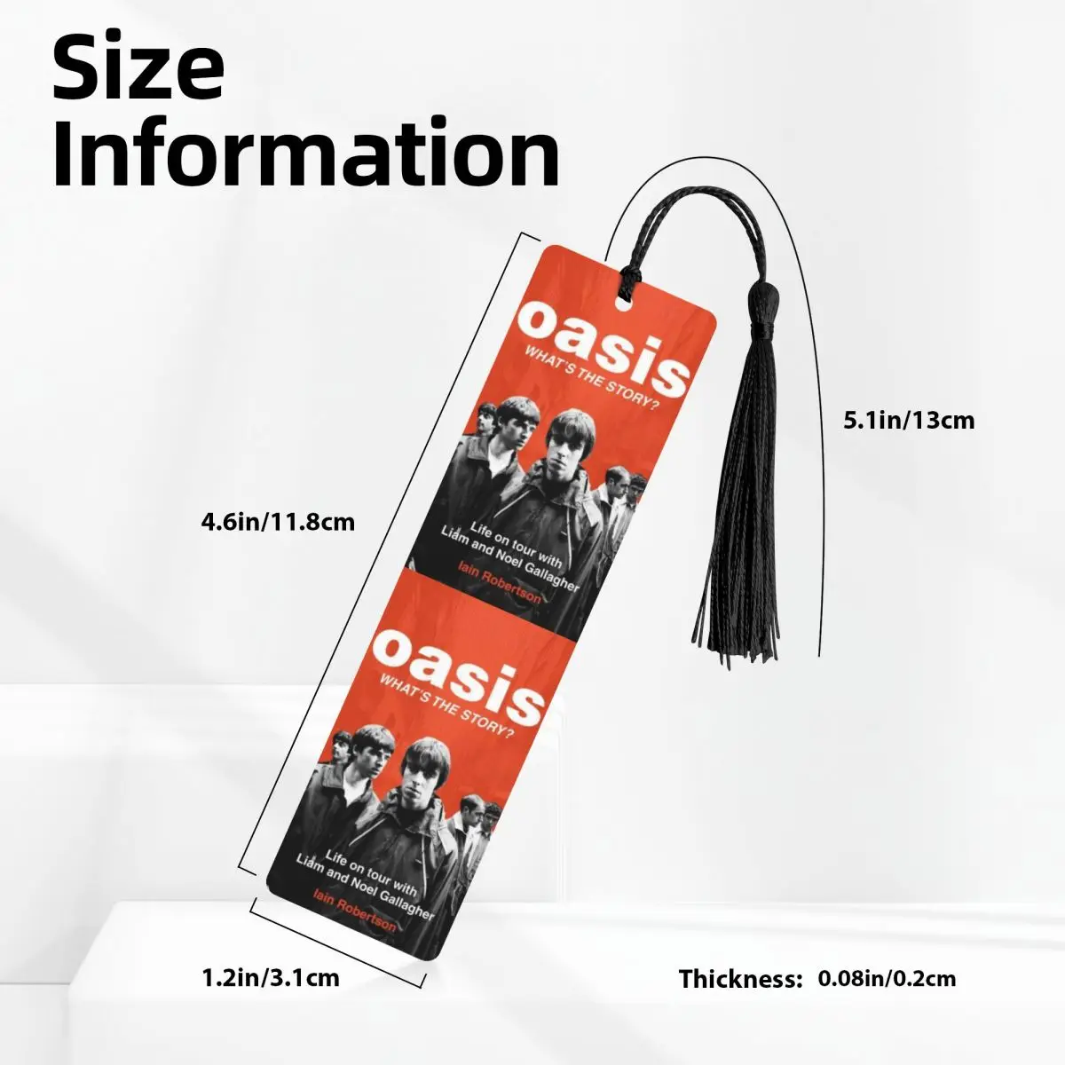 O-Oasises Bookmark For Books Stationery Funny Alternative Rock Band Vintage Reading Accessory Perfect Students Gift Book Mark