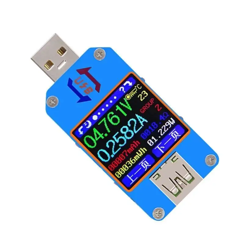 USB Power Meter 4-24V 5A LCD USB Current Display USB Tester Multimeter