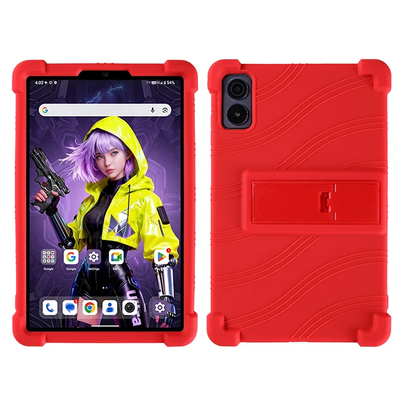 For ALLDOCUBE IPlay 80 Mini Ultra 8.8 Inch Tablet Kids Friendly Shockproof Silicone Adjustable Stand Cover Protective