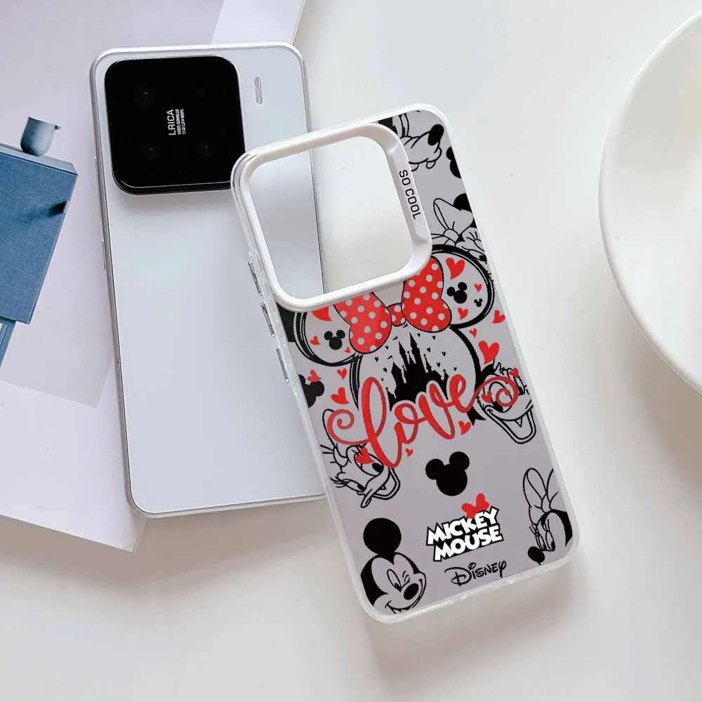 Mickeys ماوس زوجين غطاء ل Xiaomi Mi 15T 14T 13 12T 11 لايت POCO X7 X6 X5 X3 F7 F6 F5 F4 GT F3 NFC برو جراب هاتف