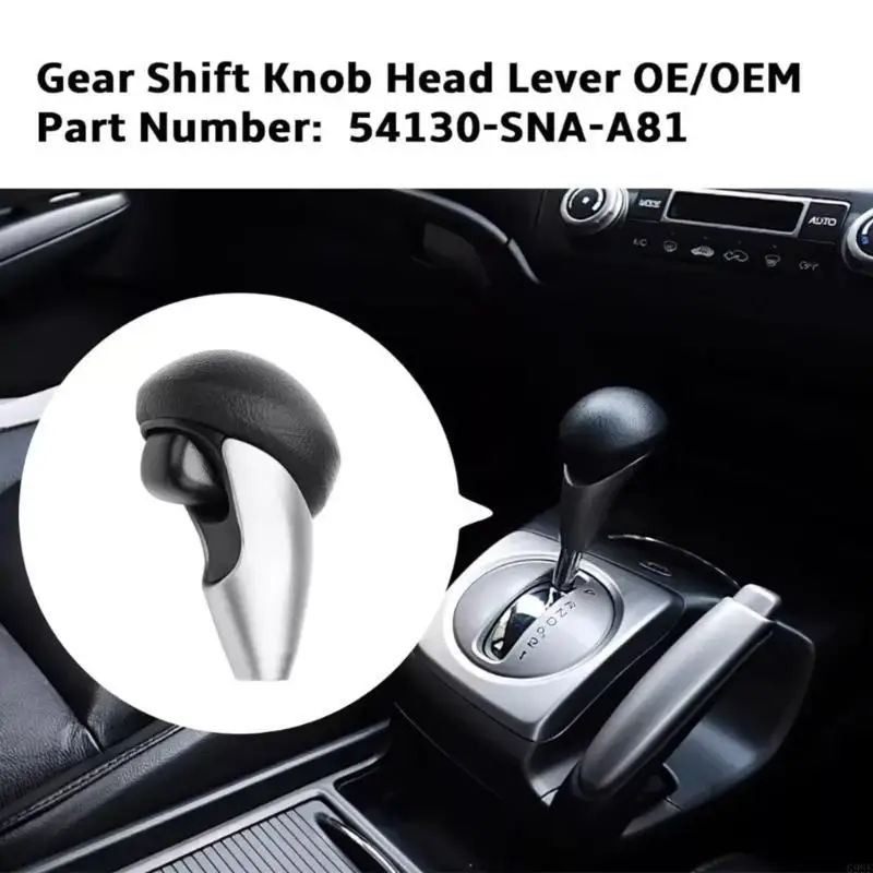 

G99F Excellent Fit Gear Shifts Knob Wear Resistant Shifts Knob Plastic with Ergonomic Designs for Automotives 2006 to 2011