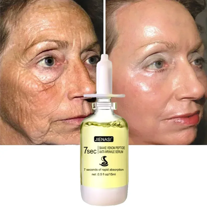 

7 Seconds Snake Venom Serum Anti-wrinkle Essence Cream Removes Fine Lines Reduces Wrinkles Collagen Lifts and Tightens Skin