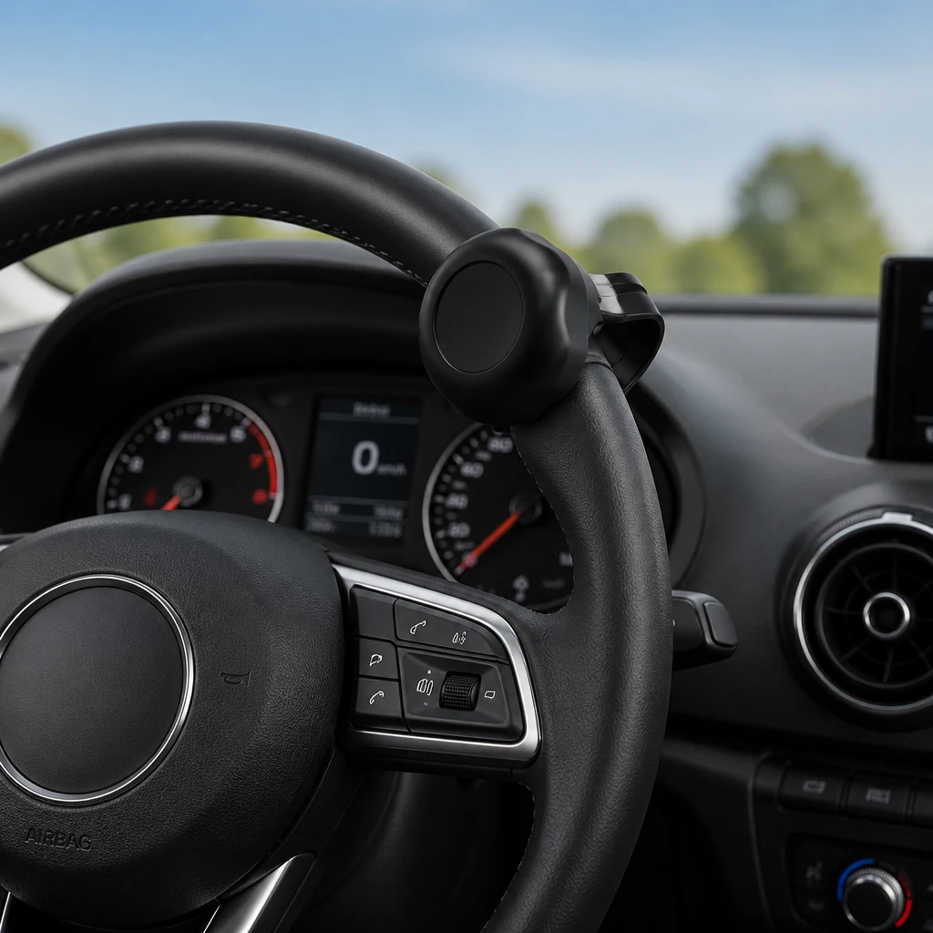 The Universal Steering Wheel Booster Is Suitable for All Cars and Comes with Three Free Adjusters for Modification Accessories