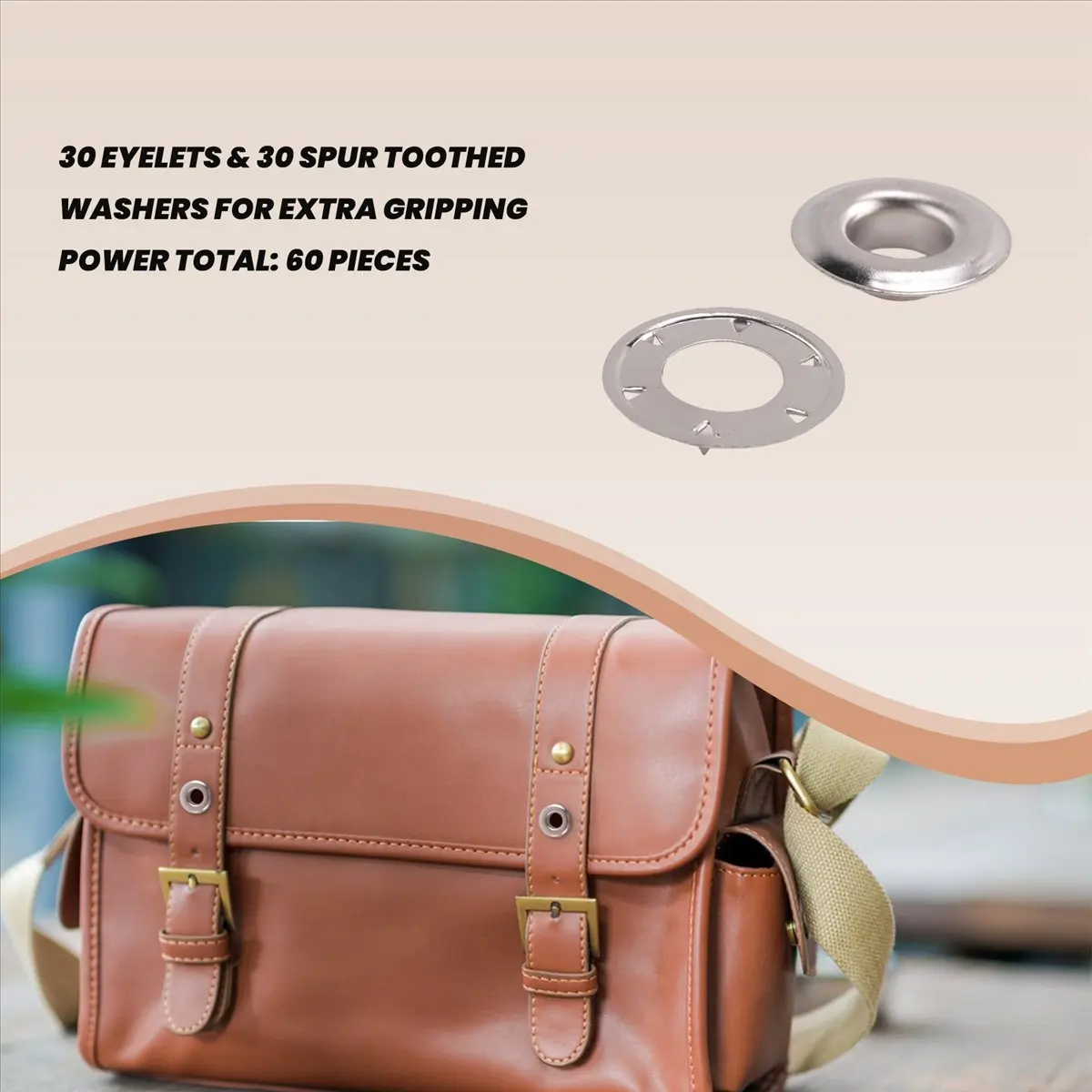 NOCM SP6 Eyelets - 60 Pack - Marine - Tent, Boat & Tarp Covers