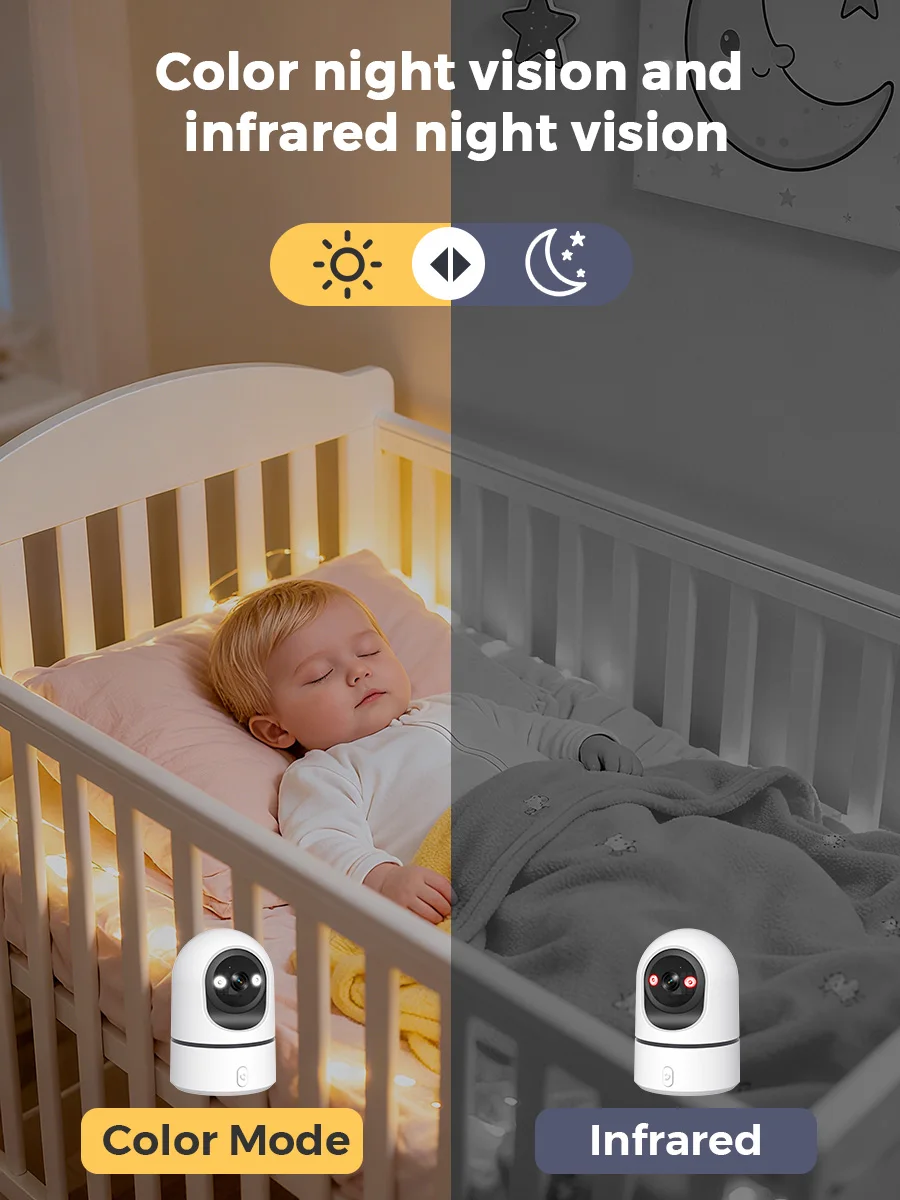 Smart Home 5MP IP Camera WiFi Wireless Indoor Surveillance CCTV Security with 2MP Automatic Tracking Baby Pet Monitor O-Kam pro