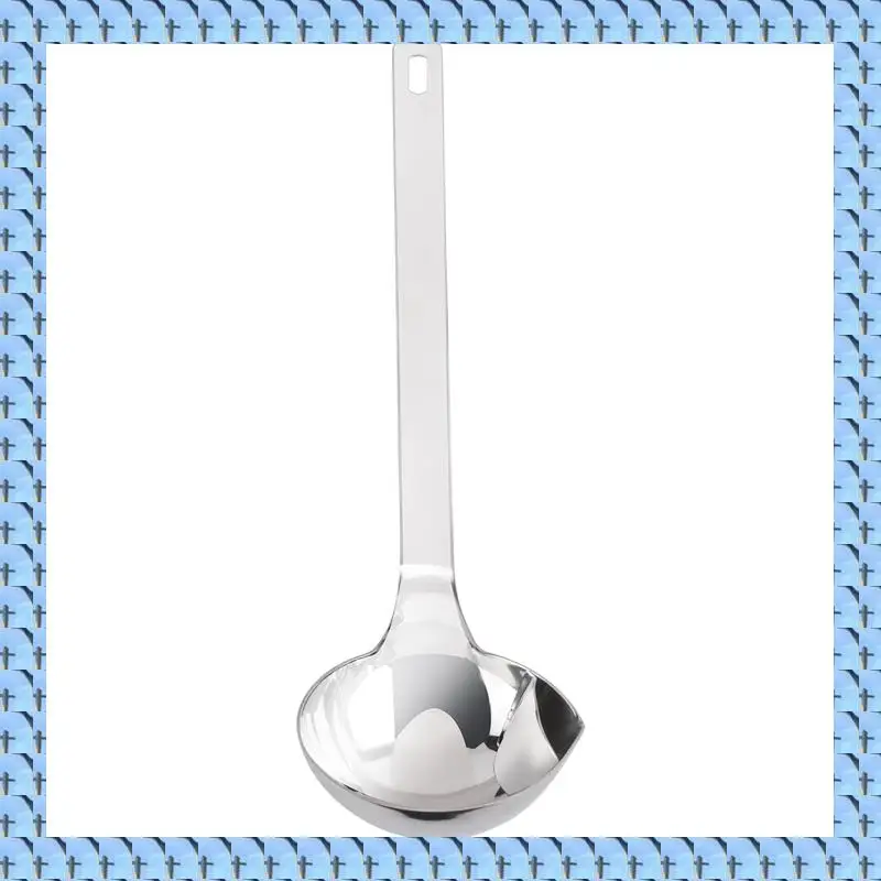 

NOCM Oil Seperator Spoon, Stainless Steel Oil Filter Spoon Soup With Long Handle Oil Soup Cooking Strainer Filter Soup Ladle