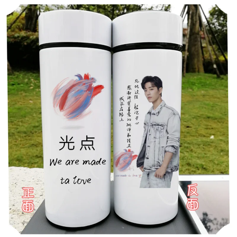 

BoJunyixiao Xiao Zhan, одинарная трека, точечная термос, чашка, подарок Xiaozhan Guangdian, чашка для воды, стандартный термос, чашка в подарок