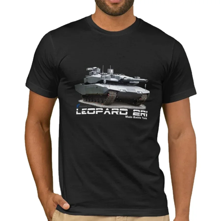 LEOPARD 2 Revolution Main Battle Tank T-Shirt. Summer Cotton Short Sleeve O-Neck Mens T Shirt New S-3XL