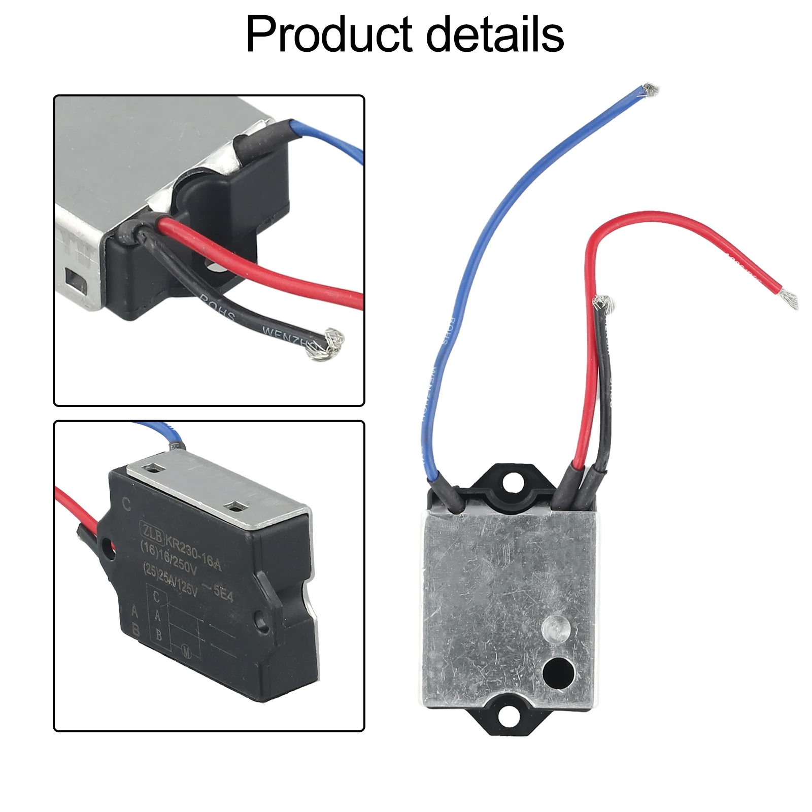 

Cutting Tools Current Limiter Hot Sale New Plastic Metal 1PCS 230V To 16A 27g AC Power Supply For Angle Grinder