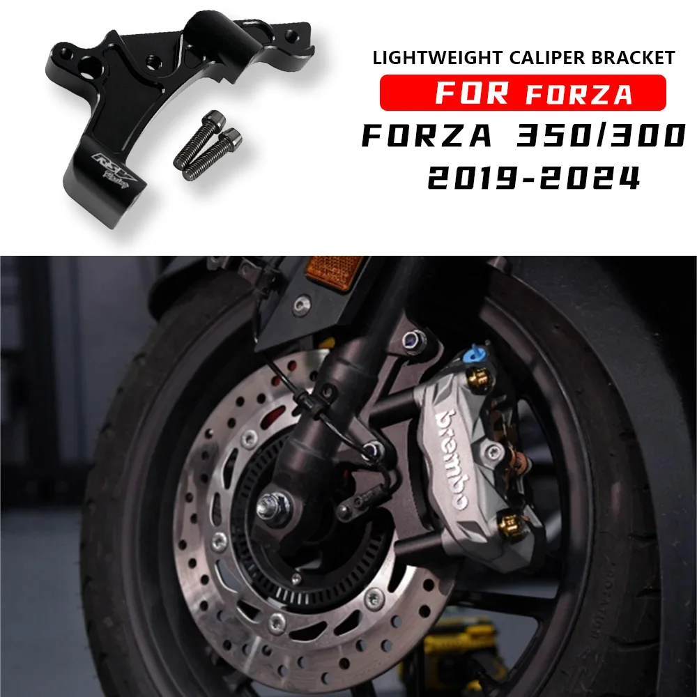 

For HONDA FORZA 350 FORZA 300 2019-2024（300MM）Motorcycle Disc Brake Calipers Pump Adapters Brake disc