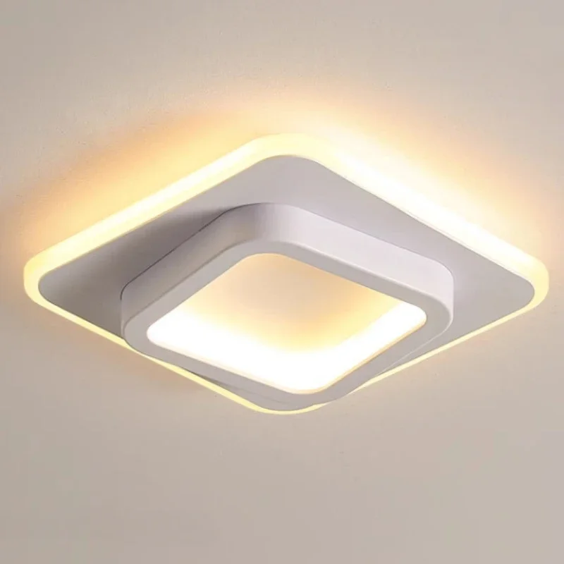 Modern Led Lights Ceiling Chandelier Interior Living Room Home Decoration Aisle Corridor Minimalist Round Light Ceiling Lamp