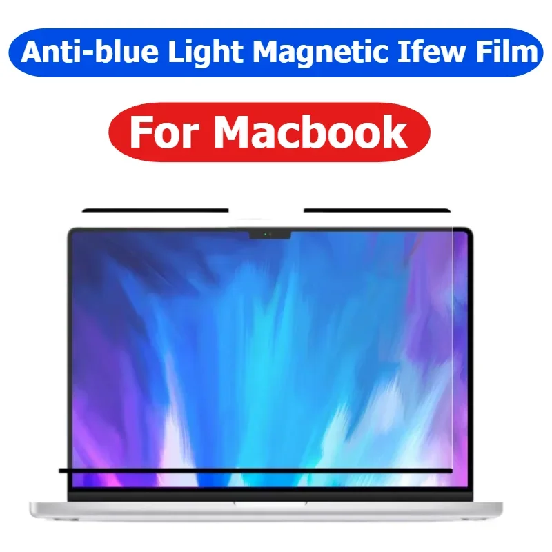 Anti Blue Light Magnetic Laptop Monitors Film Screen Protector for Macbook Air M4 M5 13/14/151/16inch Anti-Blue Screen Guard