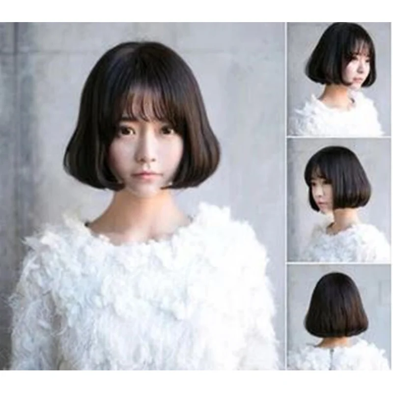 

НОВЫЙ Женский парик для костюмированных вечеринок, волнистый, короткий, с натуральной челкой, C257