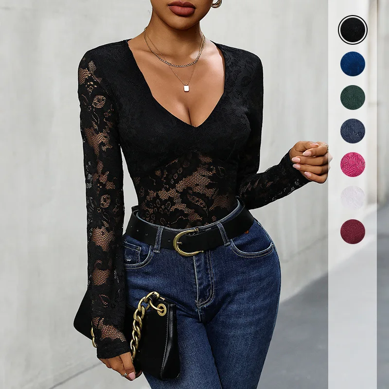 

Боди с длинным рукавом, женская промежность, удобная дышащая поддержка, регулируемая, простая, легкая основа, внутренняя одежда, майка, повседневная модная