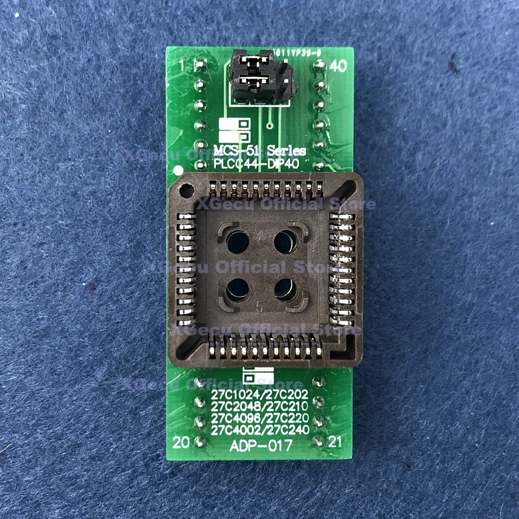 Complete PLCC adapter kit PLCC 20 / 28 / 32 / 44 to DIP 20/24/ 28/32/40 + IC extractor for XGecu T48 TL866CS TL866A programmer