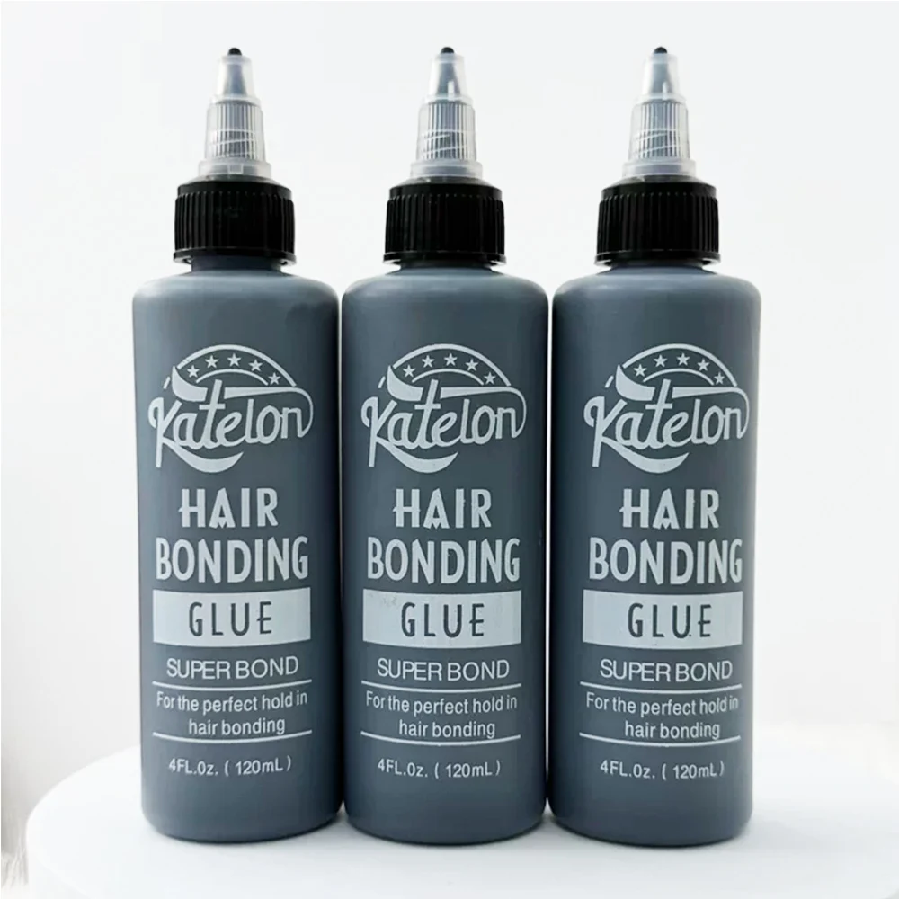 

Professional Waterproof Hair Bonding Glue, Invisible Liquid Adhesive for Wigs, Toupees, Hair Extensions & False Eyelashes