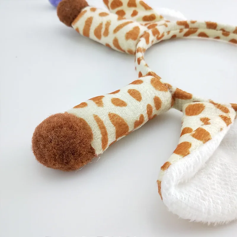 Adults Kids Plush Men Boy Animal Ear Giraffe Headband Bow Tie Tail  Gift  Birthday Party Cosplay Costume Halloween Christmas