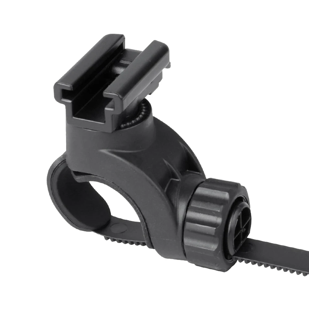 H07P Bicycle Headlight Holder Adjustable Front LED Lamp Buckle Quick Mount Release Bracket Bike Accessories