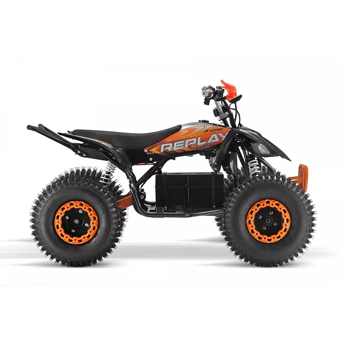 2WD chain drive 60v1000w Electric Atv With Shaft Motor