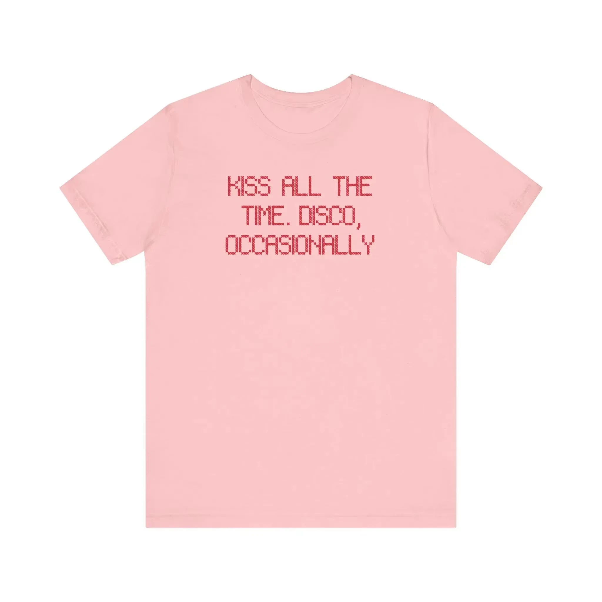 Harry Styles Album Kiss All The Time Disco Occasionally Same Style Print T-shirt Men Women Cotton New Summer Tees Streetwear