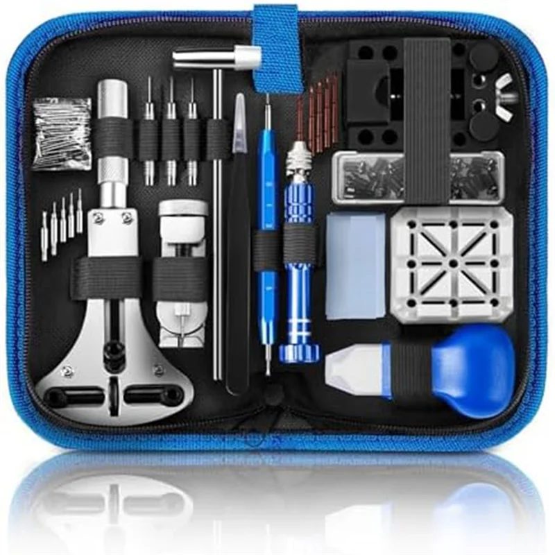 AA94-Watch Repair Tool Kit: For Maintenance Battery Replacement Watch Link Adjustment Back Disassembly