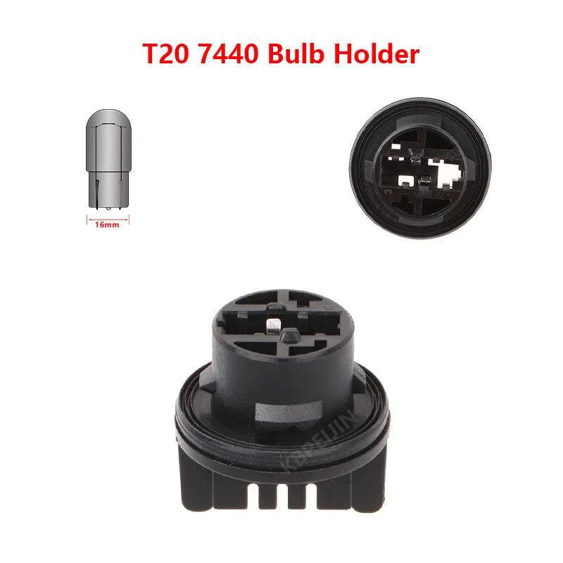 

1x для патрона лампы T20 7440, аксессуары для галогенных цоколей