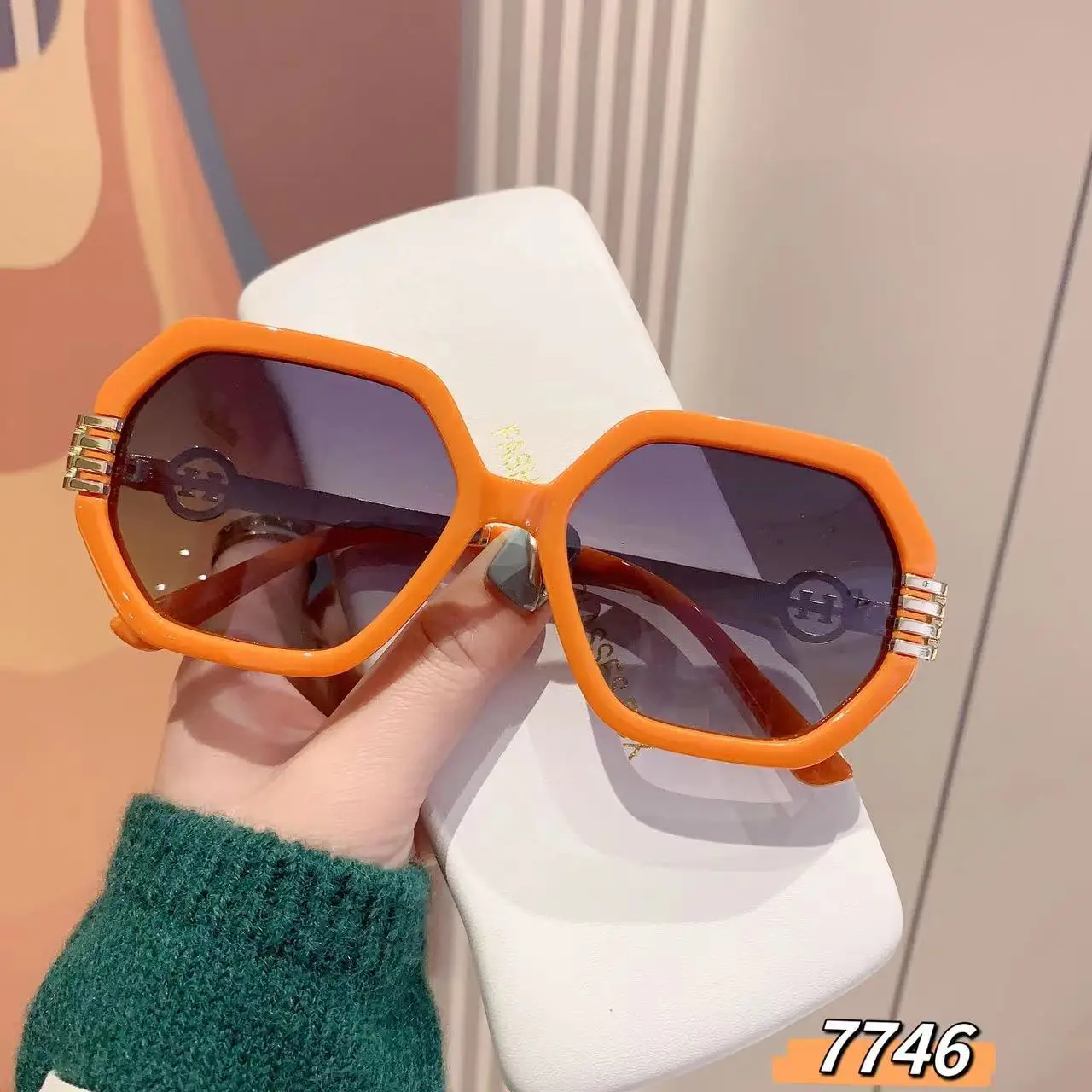 

Дизайнерские HD поляризационные солнцезащитные очки Защита от солнца Высокое качество Модные модные легкие роскошные универсальные очки премиум-класса ​