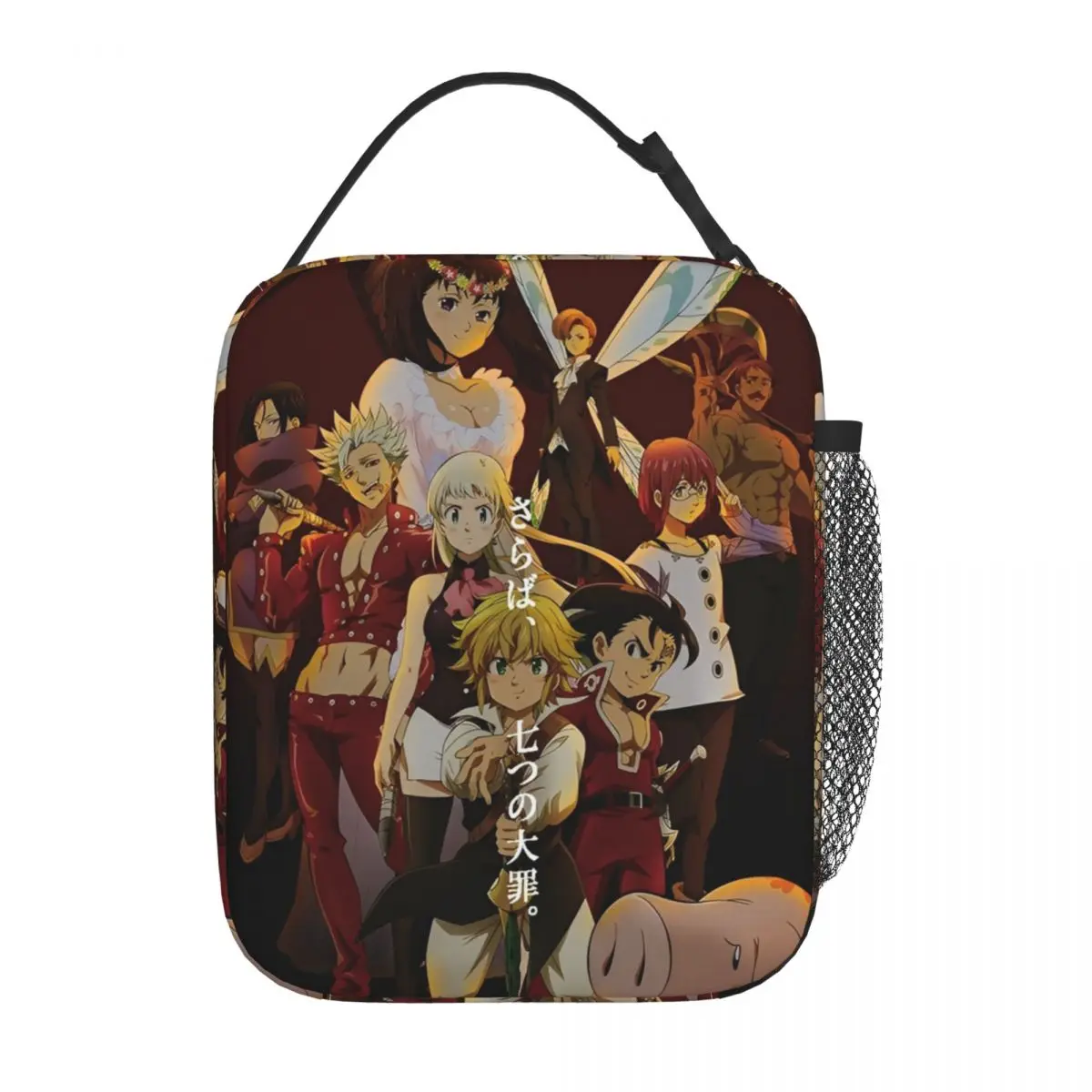 

The Seven Deadly Sins Insulated Lunch Bag Thermal Bag Reusable Meal Container Leakproof Lunch Box Tote College Travel