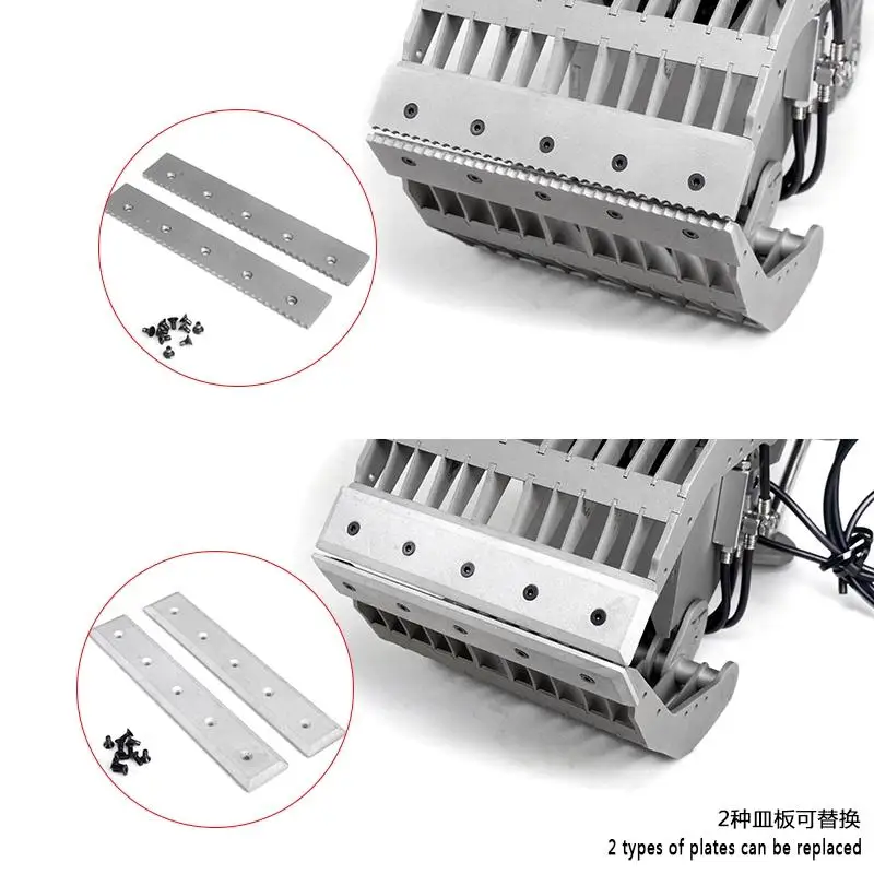 Lesu โมเดล AT-C0001-A/b/c 1/14วิศวกรรมยานพาหนะของเล่นโลหะเต็มไฮดรอลิกถอดชิ้นส่วนอย่างรวดเร็วการดัดแปลงกรงเล็บ upra