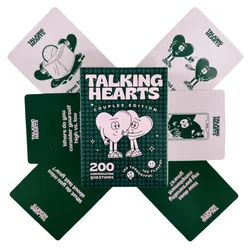 Talking Hearts Conversation Cards Couple Card Game for Date Nights Travel Adventures | Great Valentine's Gift for Couples