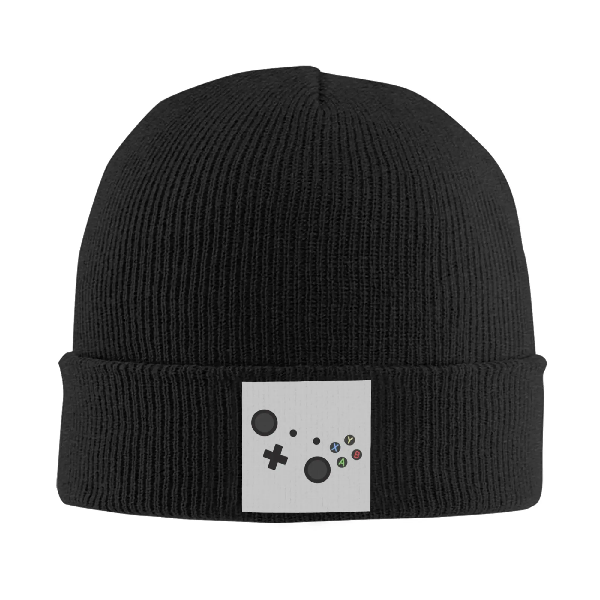 Custom Gaming Game Controller Skullies Beanies Caps Cool Winter Warm Women Men Knit Hats Unisex Adult Video Game Bonnet Hat