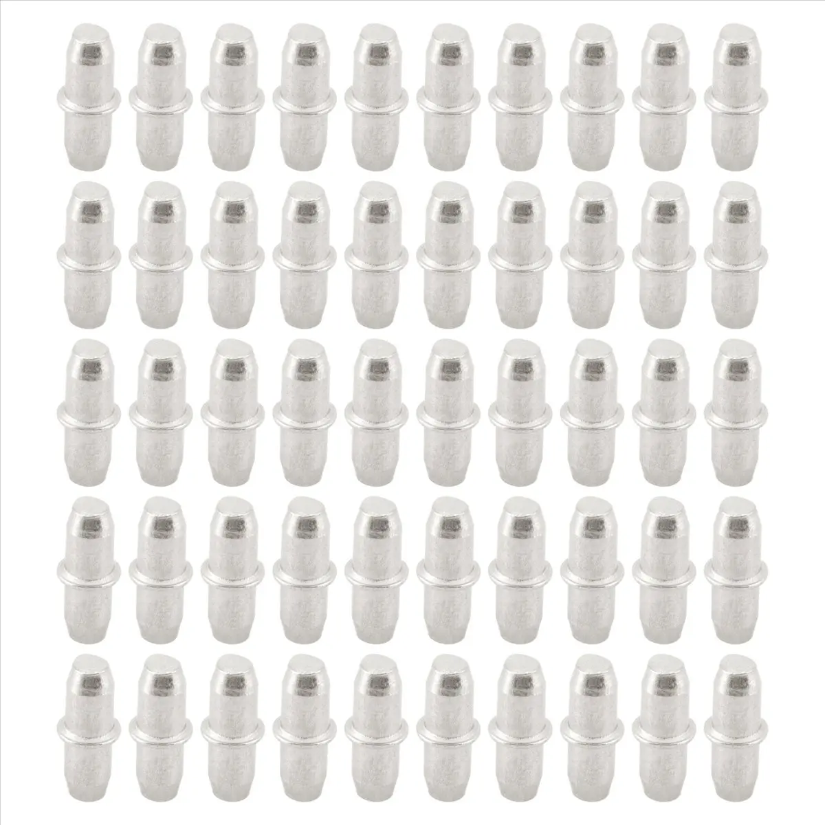 A63K& 50pc Cabinet Cupboard Wooden Chopping Shelf Support Pins Nails 16mm x 5mm